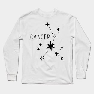 Cancer Astrology sign Long Sleeve T-Shirt